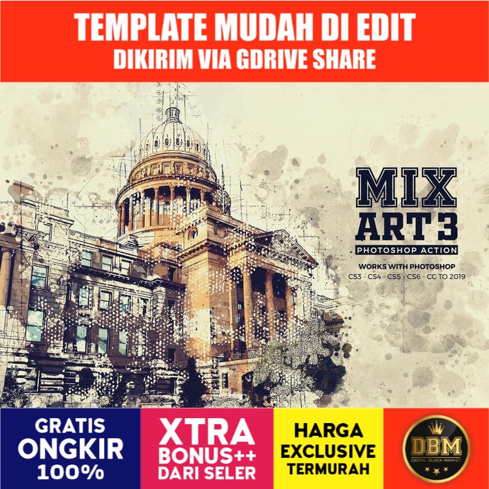 Mix Art3 - Photoshop Action