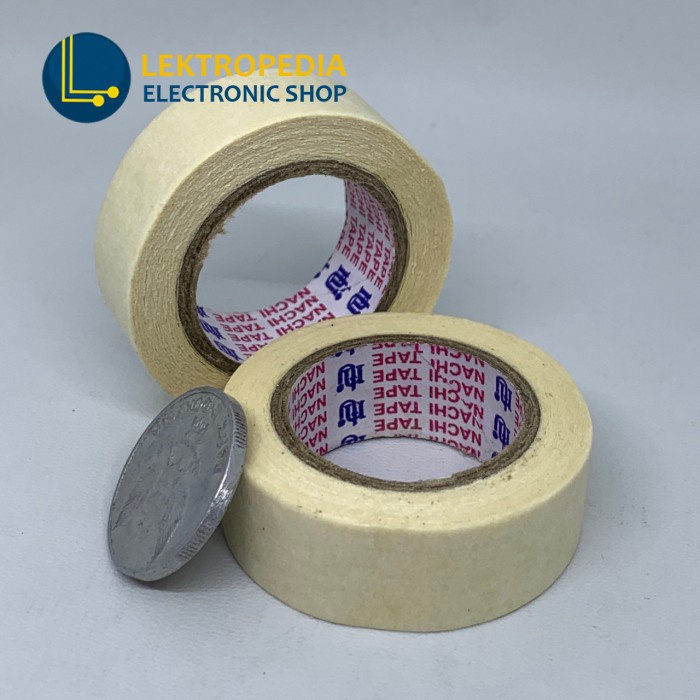 Isolasi Lakban Kertas Masking Tape Putih Nachi KECIL 17mm