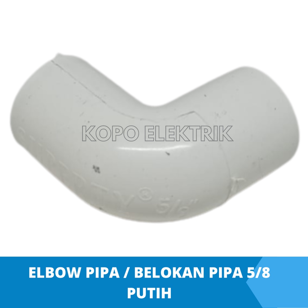 Knee Kabel Listrik 5/8&quot; Belokan Pipa Kabel Listrik 5/8&quot;