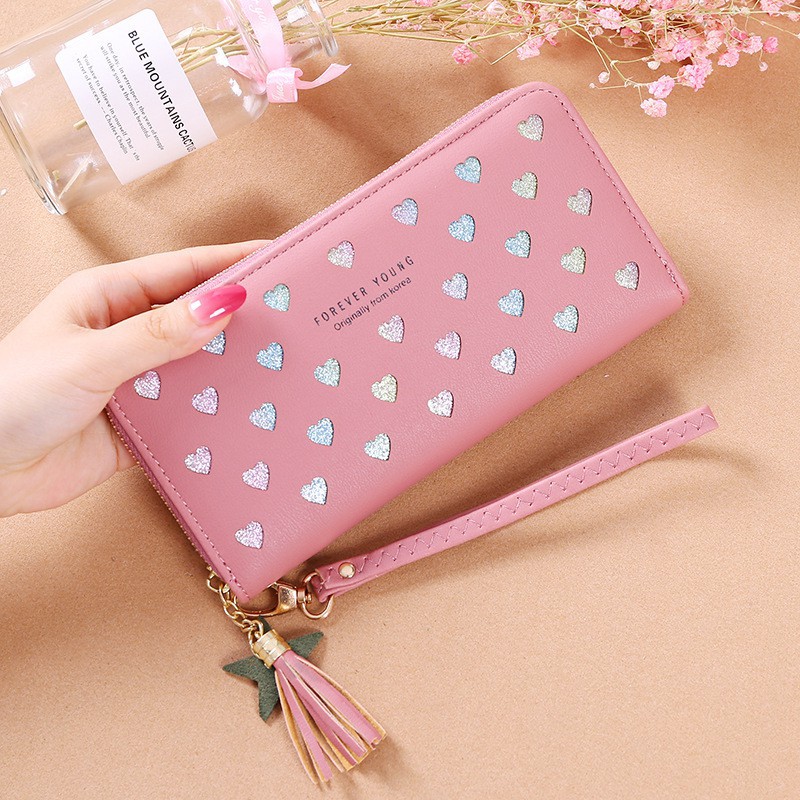 (COD) Dompet Wanita Dompet Kartu Dompet Panjang Dompet Cantik MALL SHOPPING