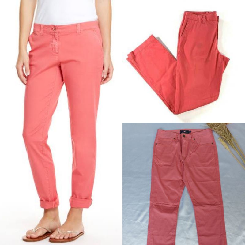 VINEYARD VINE STRAIGHT CHINO WOMEN PANTS