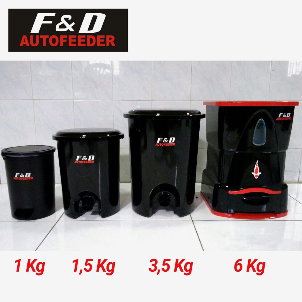 F D Autofeeder Auto Feeder Kolam Pond Koi Pakan Otomatis 1