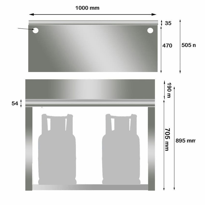 Meja Stainless Steel MrDapur MK2GT