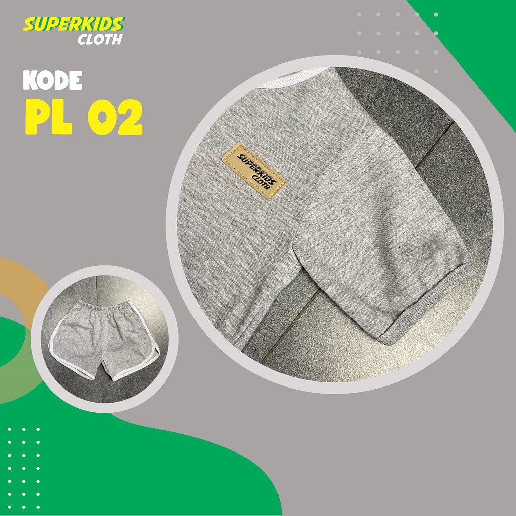 SETELAN ANAK COWOK CEWEK PLAYSET SUPERKIDS CLOTH ABU MISTY