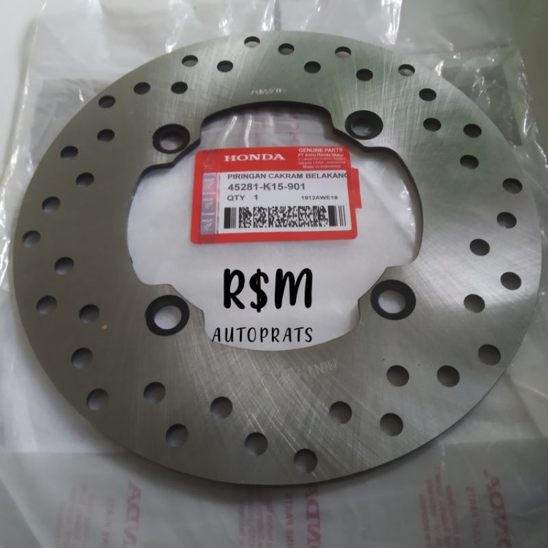 PIRINGAN CAKRAM BELAKANG  CB 150 R REVO GTR CBR 150 R TIGER KUALITAS ORI