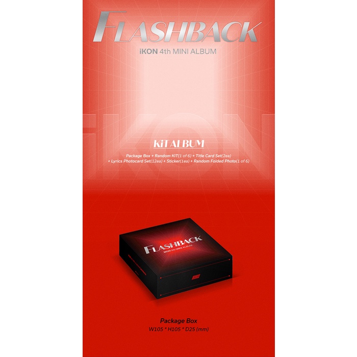 iKON - 4th Mini Album FLASHBACK (Digipack / KiT)