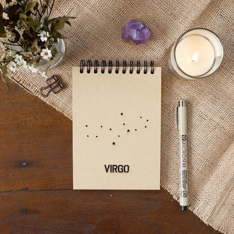 

Otterspace Studio | [PO] Virgo - Zodiac Signs Constellations Ring Notebook / Astrology / Horoscope / Rasi Bintang Zodiak