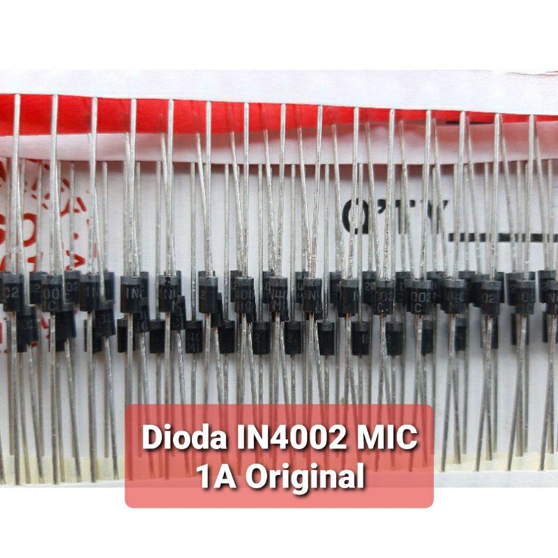 Jual Dioda 1A IN4002 MIC Original | Shopee Indonesia