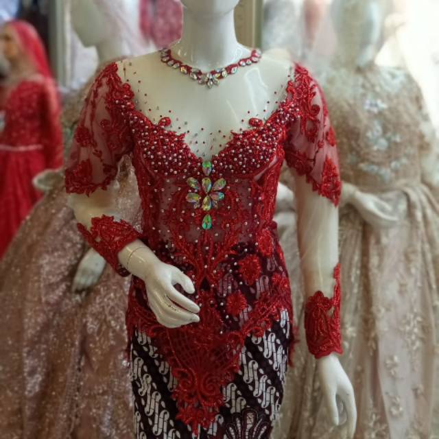 Kebaya moderen payet jepang full / atasan payet jepang