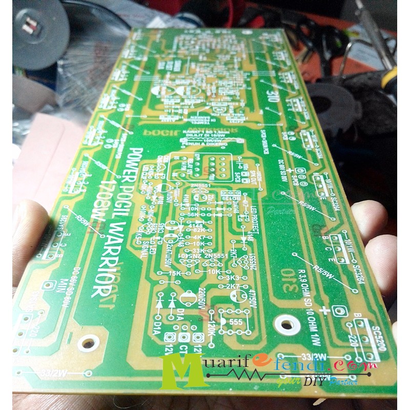 PCB Power Amplifier 1708W POGIL 3U SANKEN 310