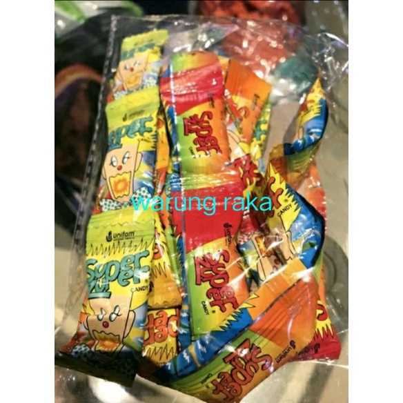 

super zuper,permen super zuper jadul,,(1 pack isi 30 pcs)