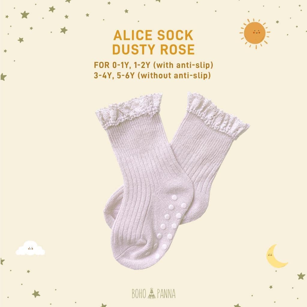 BOHOPANNA Alice Socks Kaos Kaki Anak Perempuan