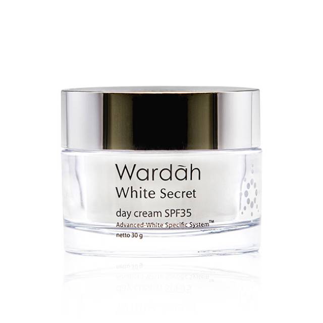 Wardah white secret day cream pot