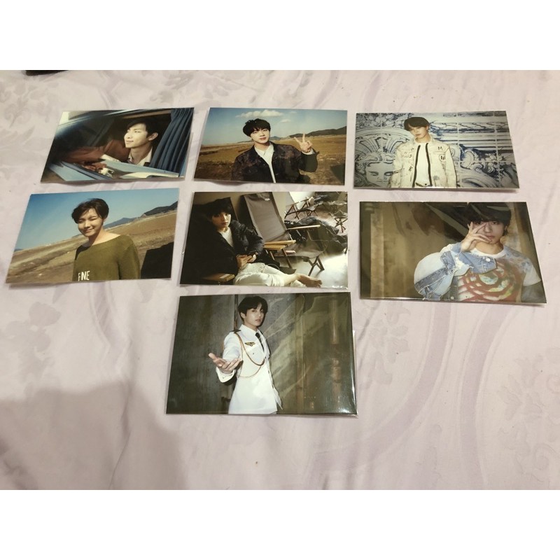 [RARE] BTS EXHIBITION 2018 OFFICIAL POSTCARD RM JIN SUGA JHOPE JIMIN TAEHYUNG JUNGKOOK