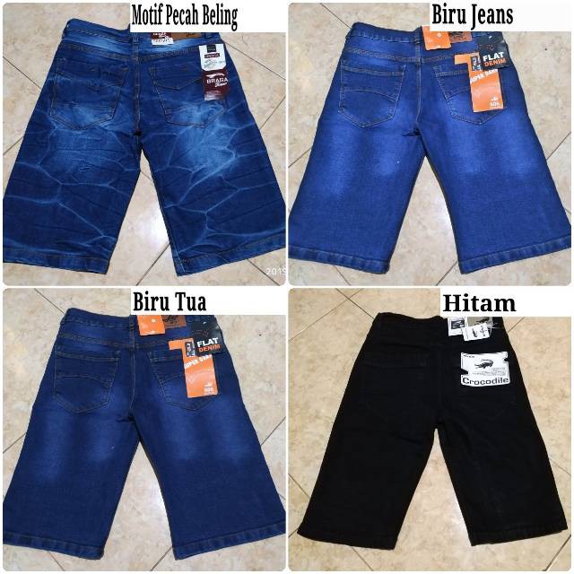 BIG SMALL LARGE SIZE MURAH LENGKAP DISTRO X0NE/ Obral Celana Pendek Jeans