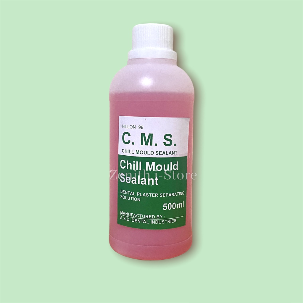 CMS Dental Liquid Cold Mould Seal 500ml Chill Mould Sealant Dental Lab Minyak Gosok Poles Pemisah Gigi Palsu