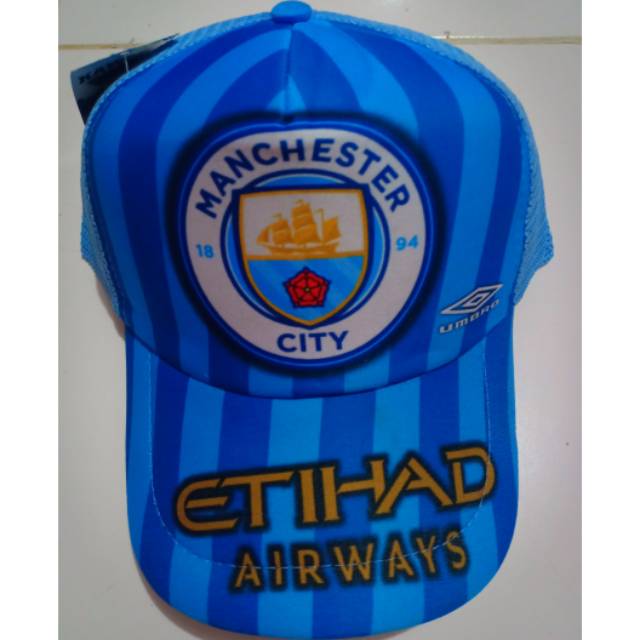TOPI MANCHESTER CITY ORIGINAL PRODUK