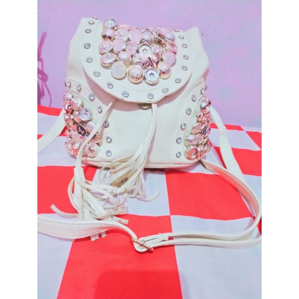 TAS SLEMPANG KULIT PEREMPUAN CARTIER ORIGINAL