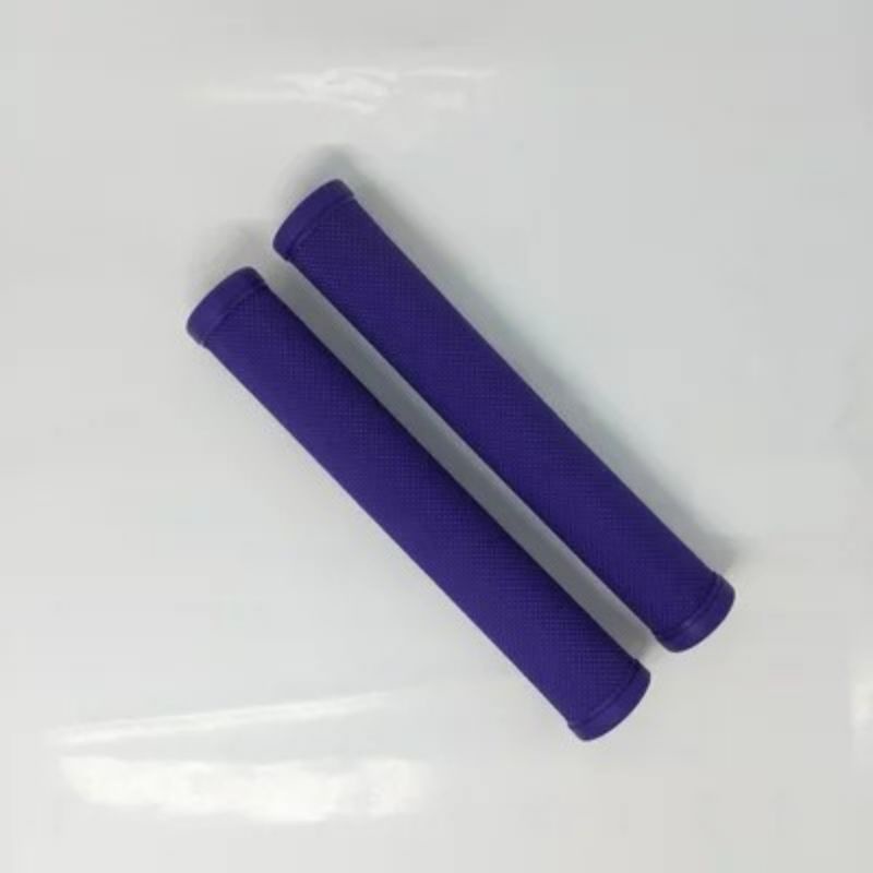 hand grip sepeda fixie warna ungu - handgrip karet silicone