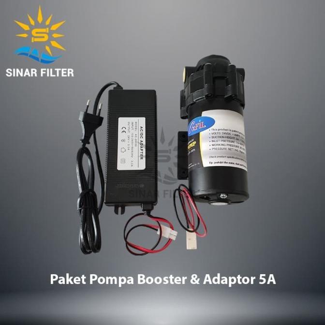 {{{{}}] Pompa RO 400 Gpd/500 Gpd Booster Pump RO 400gpd