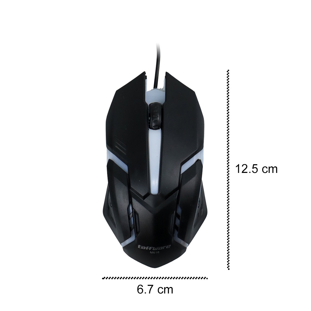 Mouse Gaming RGB 1000DPI Dengan Kabel USB