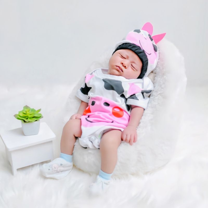 Jumper bayi baju bayi sapi/jumpsuit baby cow