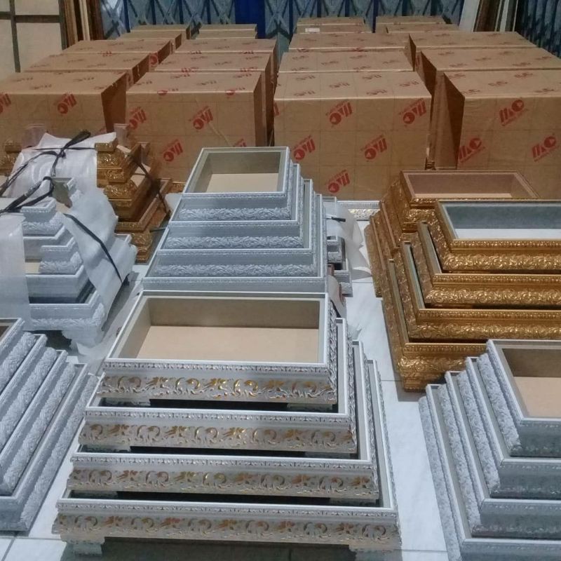 Kotak Seserahan Akrilik 6 Set