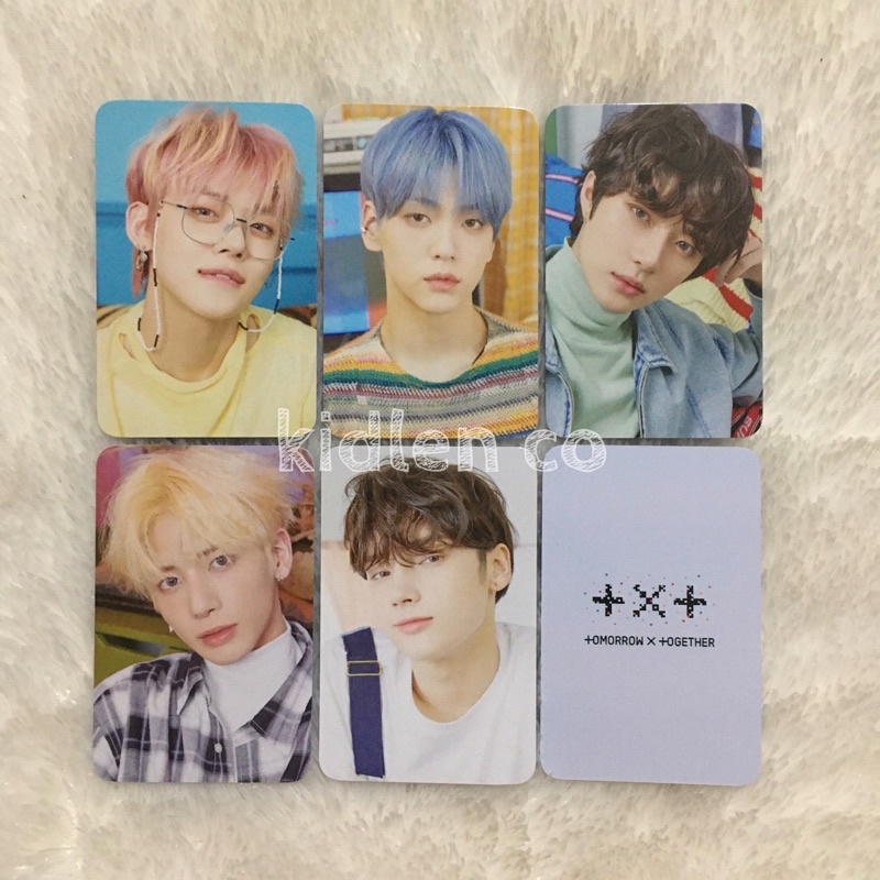 [MIN 3] BLUE HOUR ♡ txt unofficial premium photocard 310 gsm 2 sisi ♡ r vr ar broadcast pineapple selca ♡ Yeonjun Soobin Beomgyu Taehyun Hueningkai