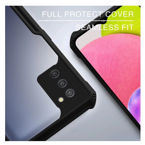 Case Ipaky Bumper Samsung M52 A52S M22 A03s M32 A22 4G 5G A32 4G A32 5G A52 A72 A12 M12 A02s M51 M62 F62 Camera Protection Case Armor Fusion Shockproof Premium Transparan Casing Mika