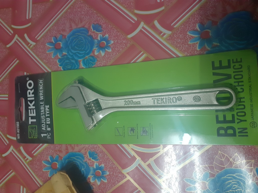 Tekiro - Adjustable Wrench Kunci Inggris 200 Mm 8 Inch - Original