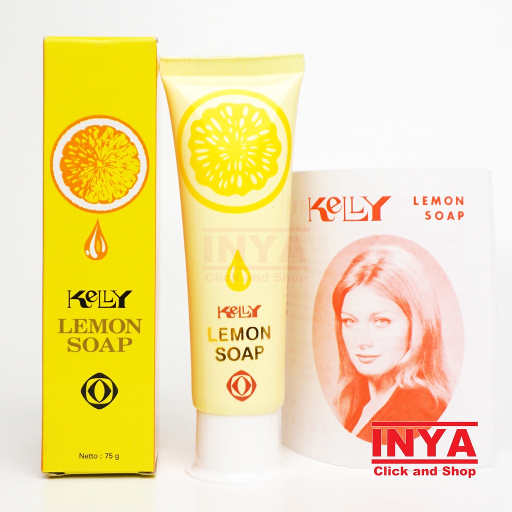 KELLY LEMON SOAP 75gr - Sabun Cuci Muka Cair