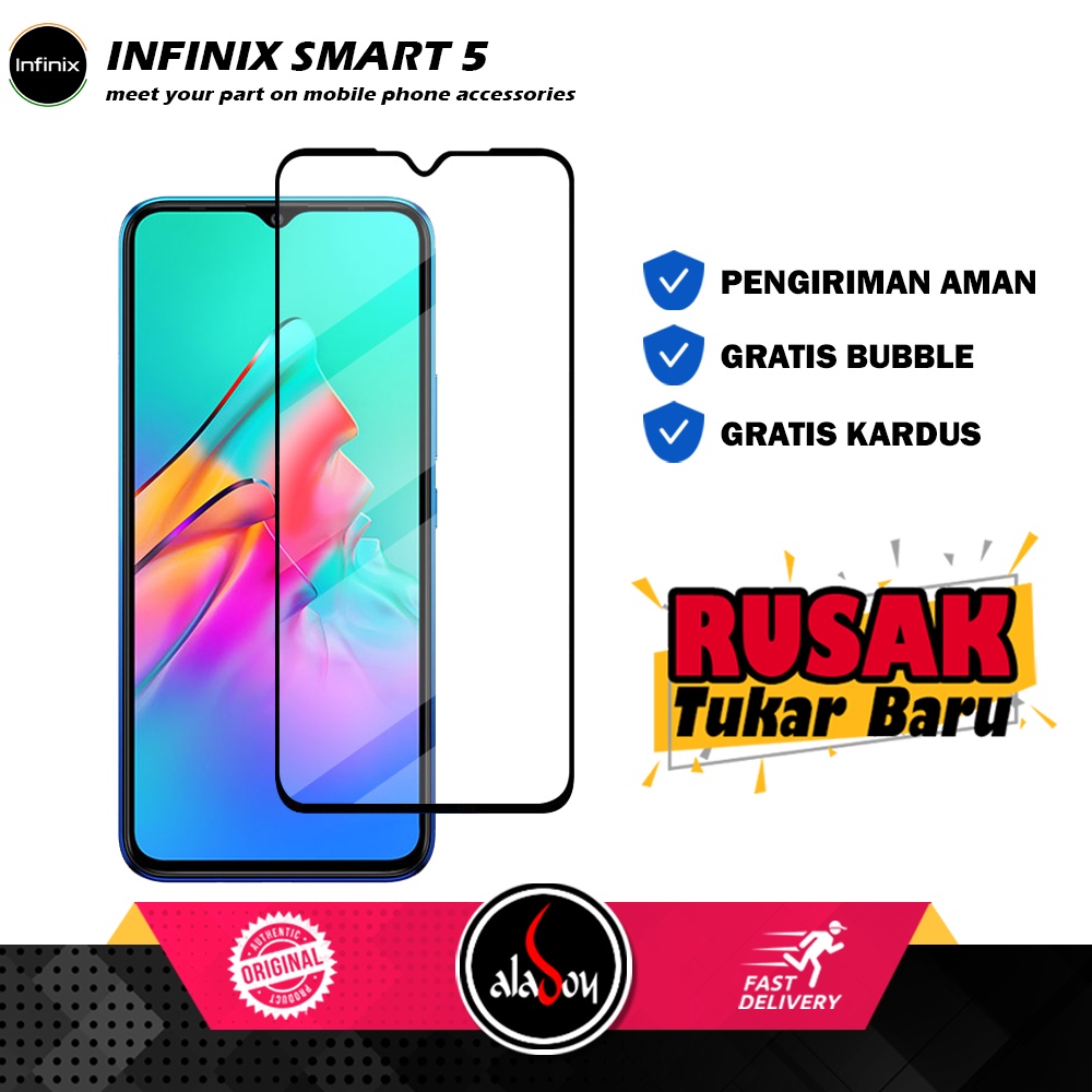 Tempered Glass Infinix Smart 5 Anti gores Layar Screen Protector