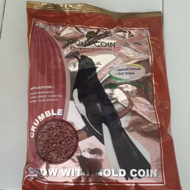 Pakan burung GOLD COIN MERAH