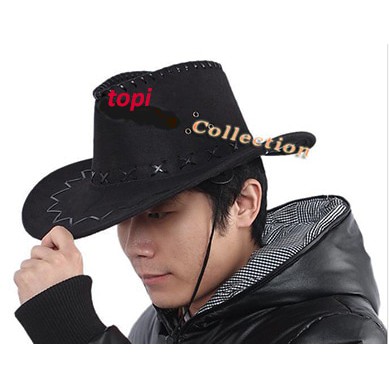 Topi Cowboy Koboy Koboi Amerika Laken Anak Remaja Dewasa/Topi Zorro