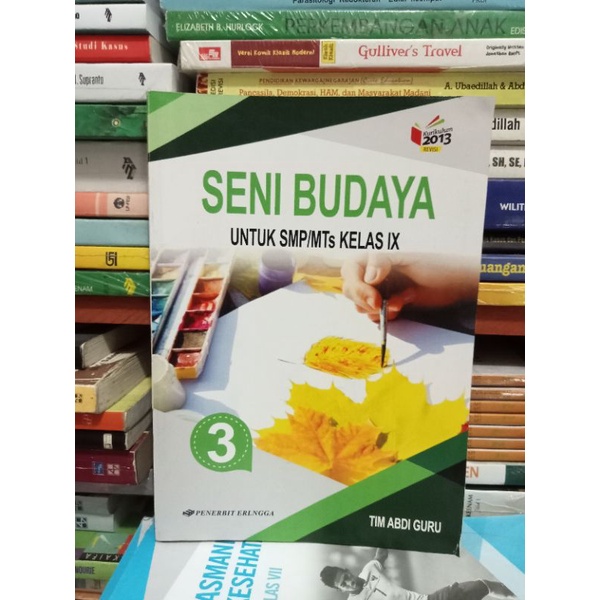 buku seni budaya kelas 9 SMP Erlangga