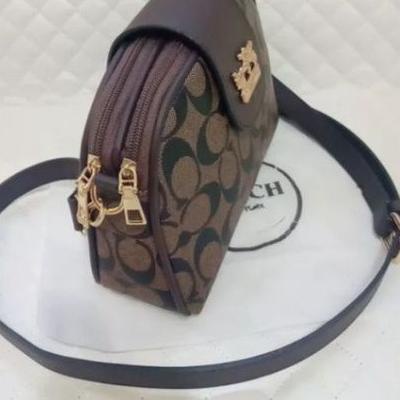 New Tas Slempang   Mini + Sertifikat / COACH ALMAIRA 2 Ruang / Tas Slempang Wanita