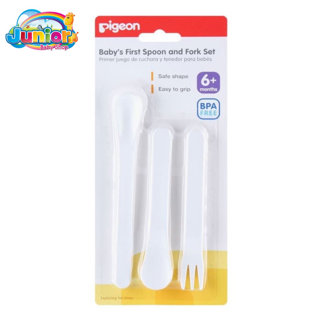 Pigeon Baby First Spoon n Fork set