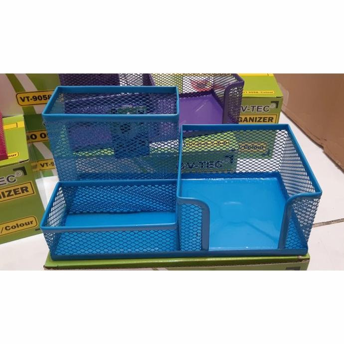 

NEW Desk organizer/Desk set v tec vt 9058/Tempat pulpen meja/Memo holder