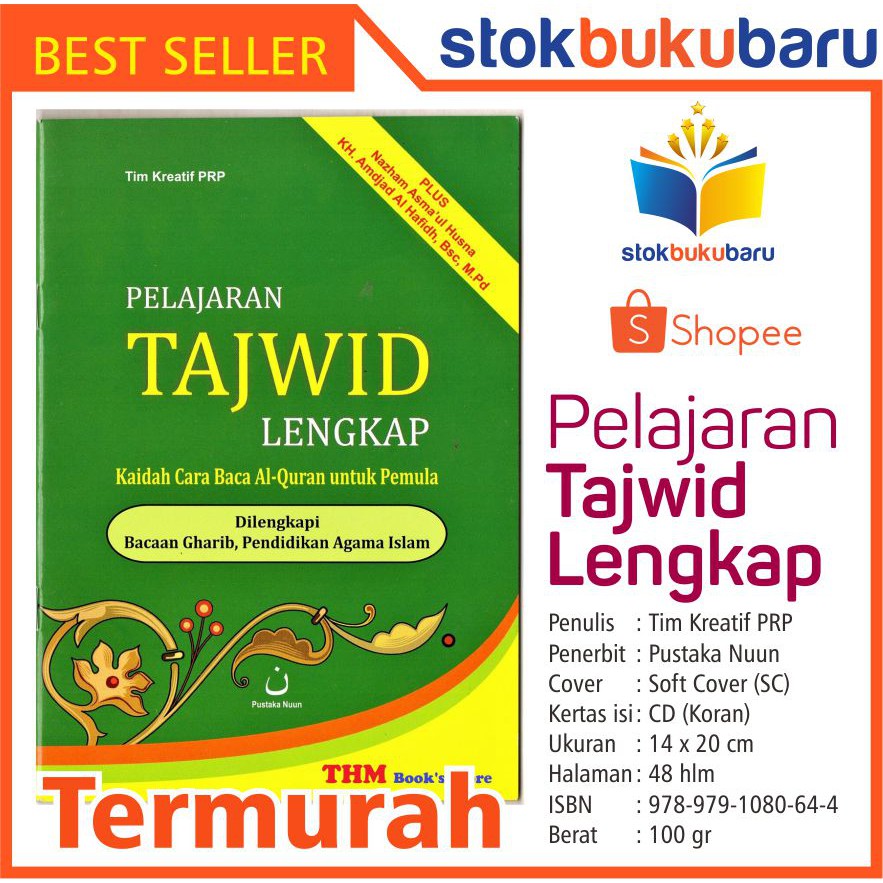 Jual Buku Pelajaran Tajwid Lengkap | Shopee Indonesia