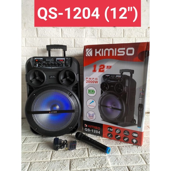 KIMISO QS1204 speaker meeting portable bluetooth 12 inch