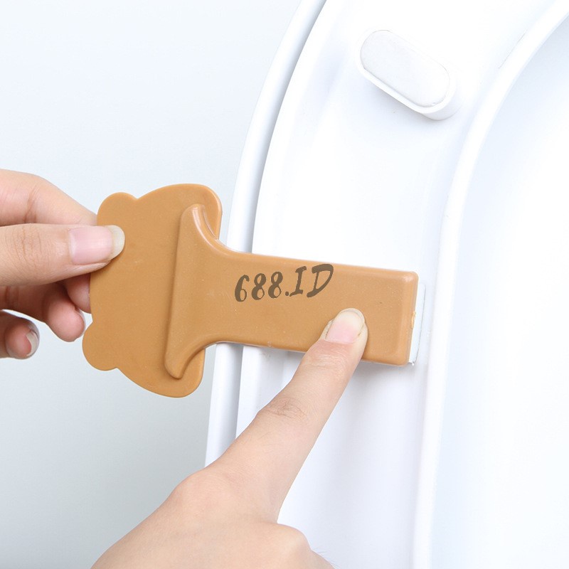 Pegangan Tutup Kloset Pengangkat Dudukan Tutup Kloset Model Karakter Lucu Toilet Lid Handle PR 01