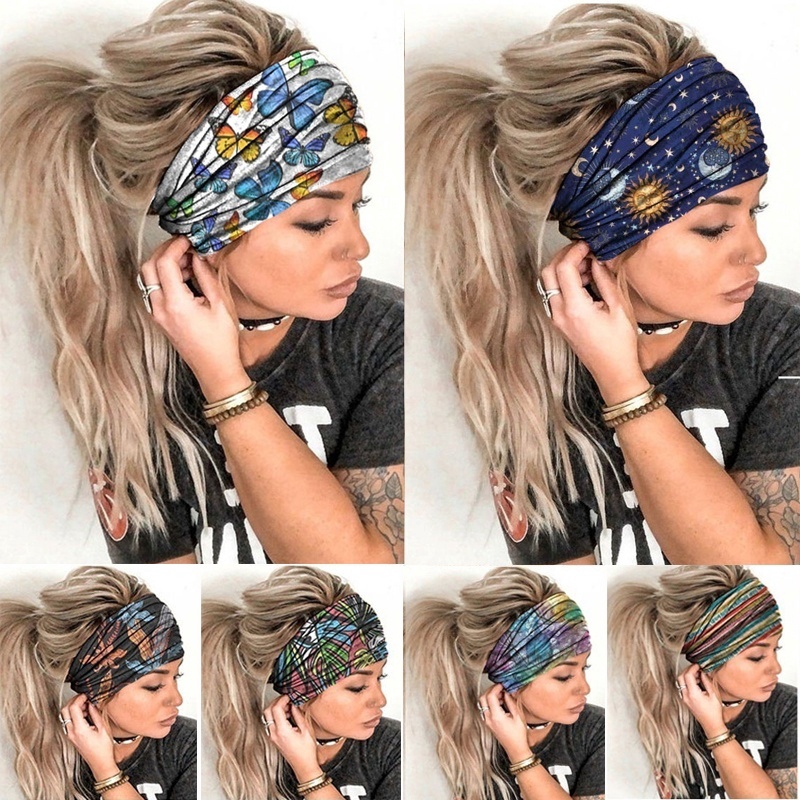 Ikat Kepala Wanita Motif Print 3d Model Elastis Untuk Ikat Kepala Wanita Motif Print 3d Model Elastis Untuk