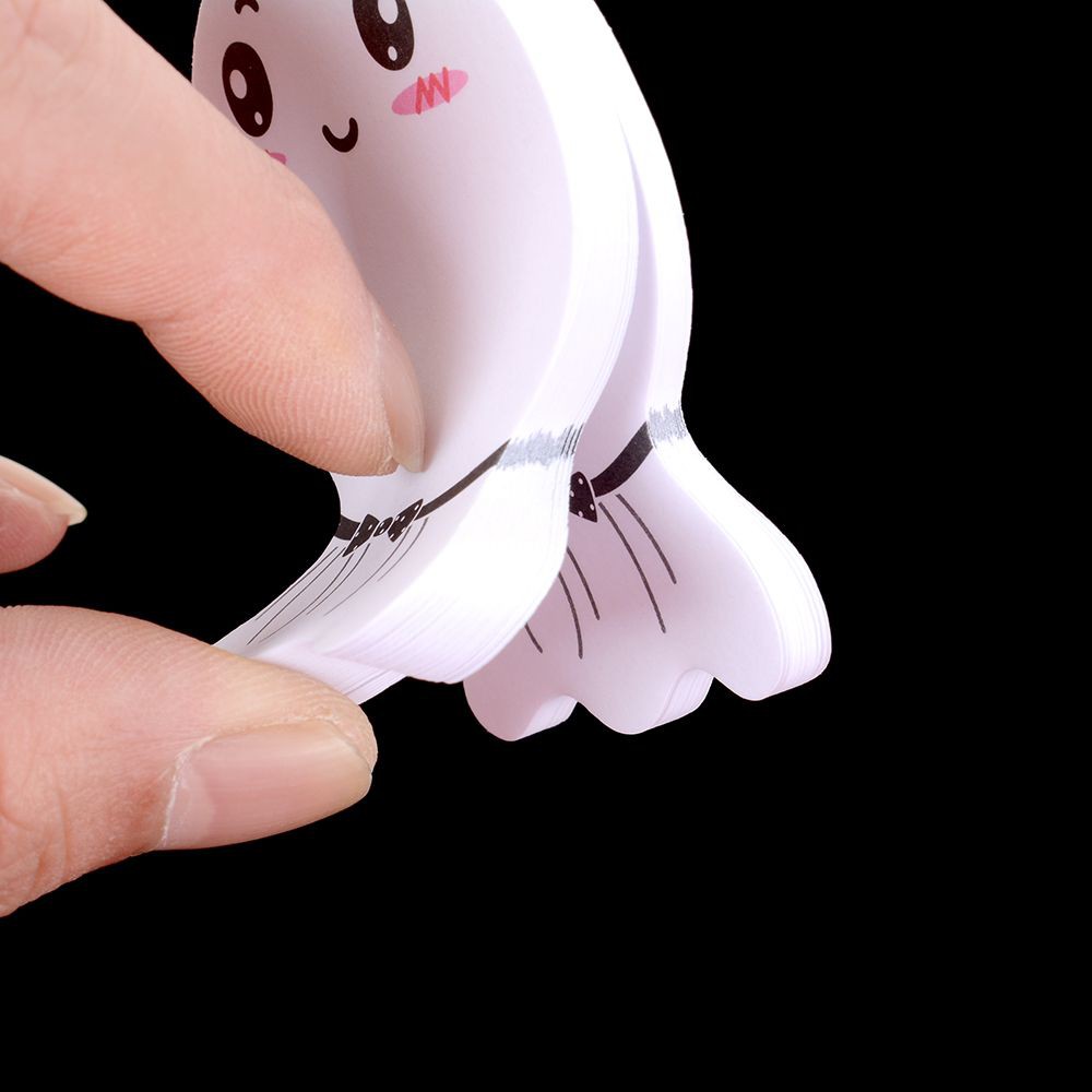 Kertas Memo Catatan Bentuk Boneka Penangkal Hujan Teru Teru Bozu