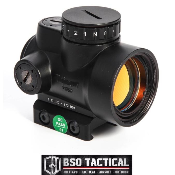 Tactical Red Dot Scope Holosight Trijicon MRO 2.0 Style Airsoft Sight