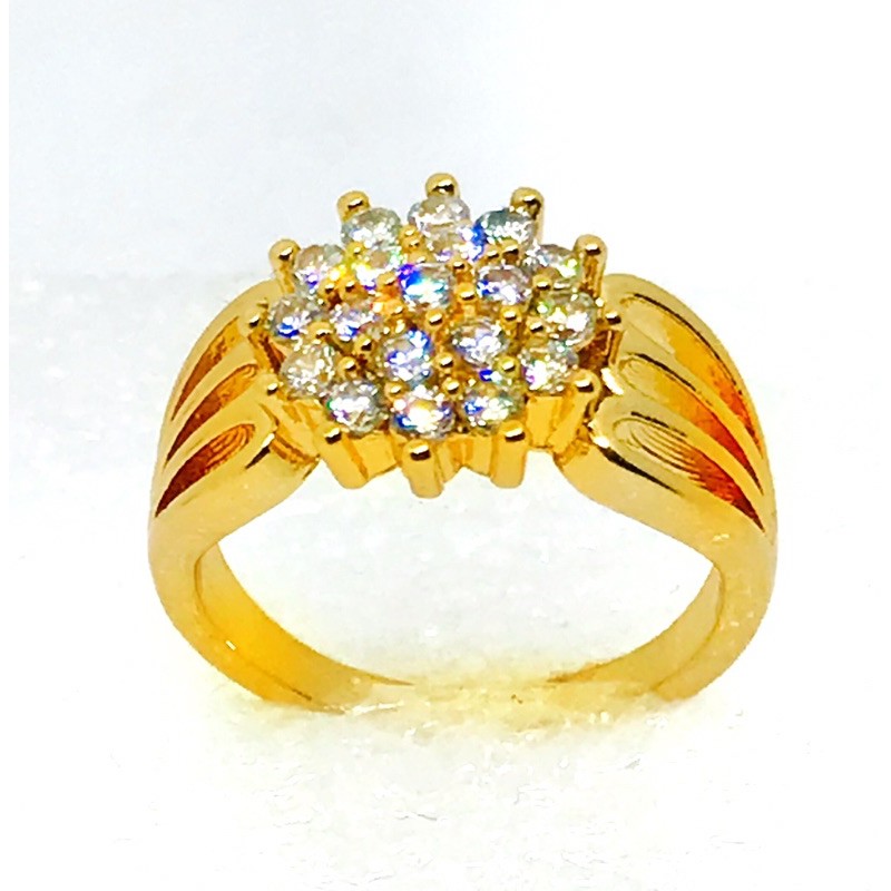 cincin wanita //cincin lapis emas //cincin permata //cincin lapis emas