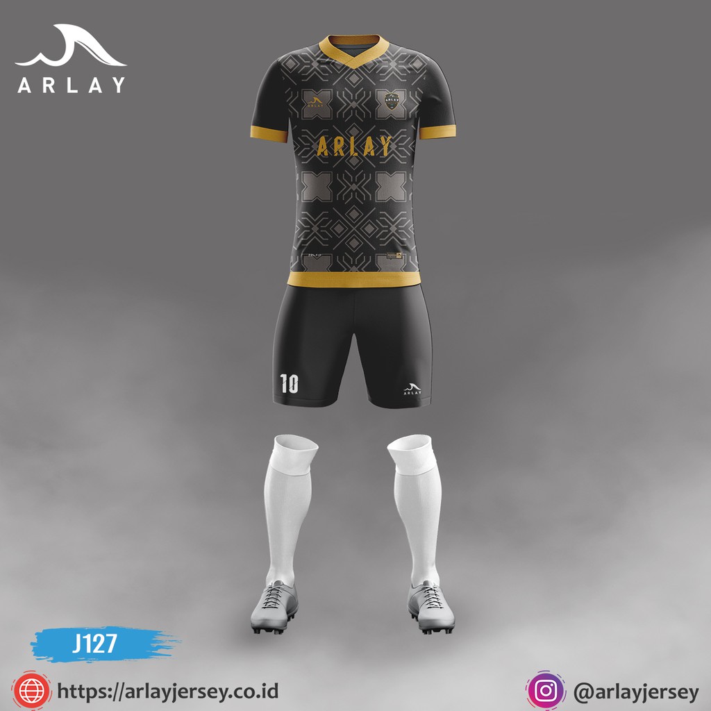 Arlay Jersey Futsal Setelan Custom Free Desain Nama No Punggung Logo Ukuran Motif Batik Bunga Keren Shopee Indonesia