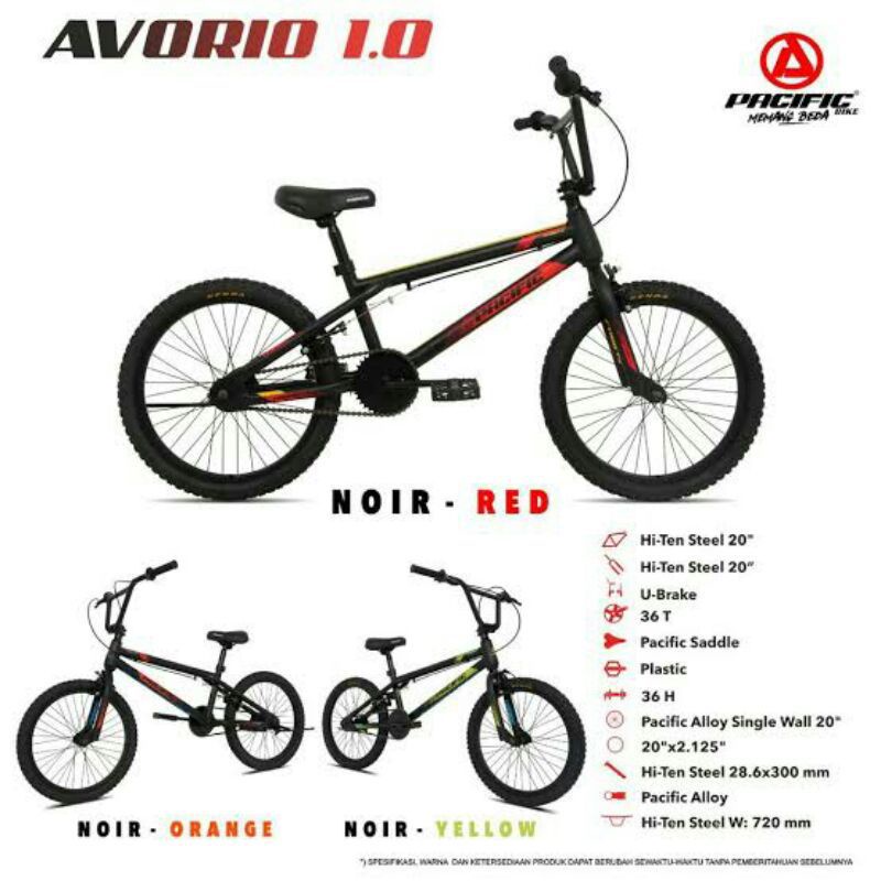 Sepeda BMX Pacific merek AVORIO 1.0