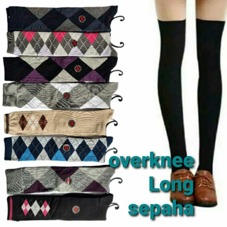 kaos,kaki panjang,Overknee long motif dewasa cewe/cowo