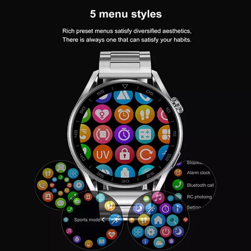 DT NO.1 Smartwatch DT3 PRO DT3 MAX HD Retina Screen Bluetooth Call Waterproof IP68 Hevinstore