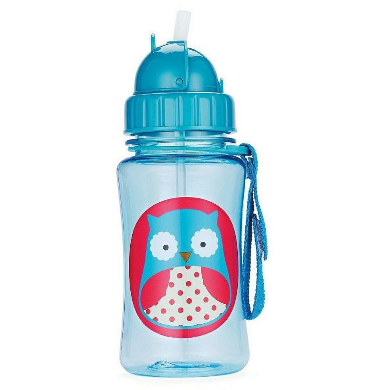 Skip Hop Zoo Straw Bottle Skiphop Botol Minum Anak Sedotan Tritan 350ml